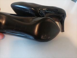 Zapatos Salón Louis Vuitton Negros Charol