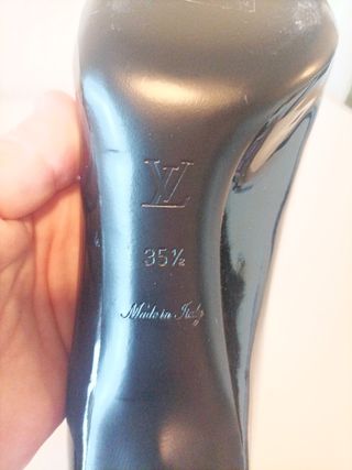 Zapatos Salón Louis Vuitton Negros Charol