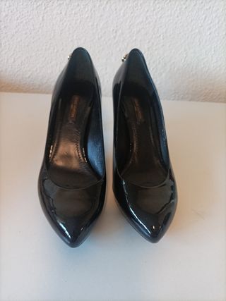 Zapatos Salón Louis Vuitton Negros Charol