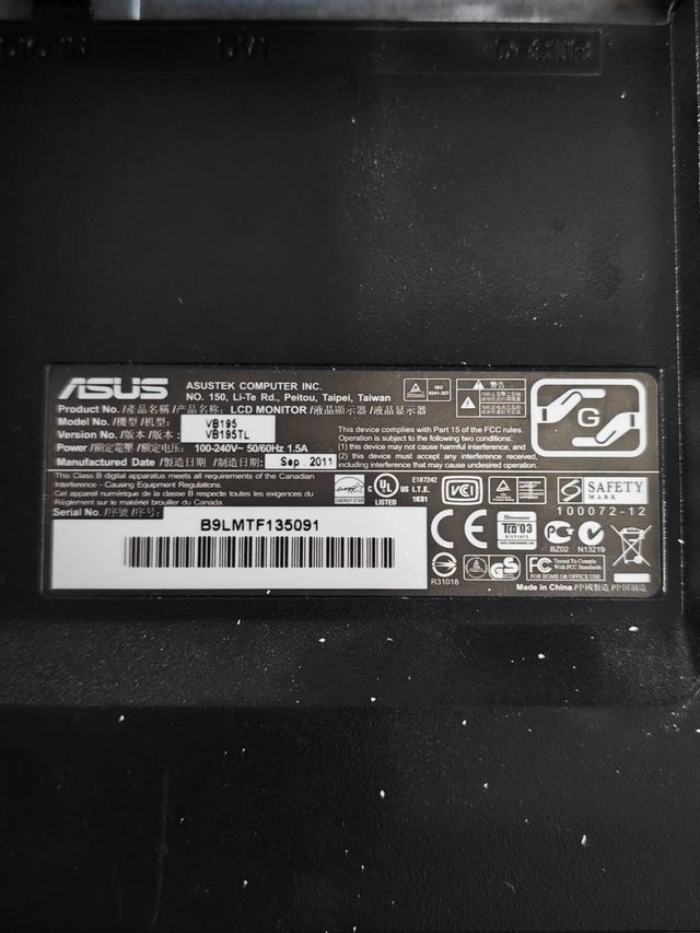 Monitor ASUS Nero