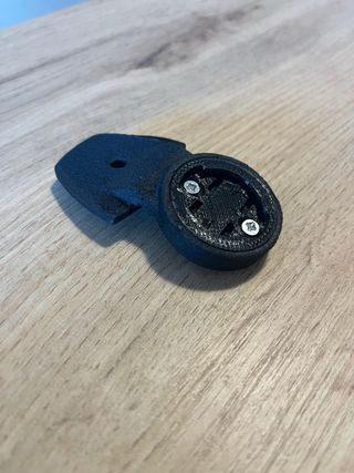 Soporte/tapa GPS fibra carbono manillar Gemini