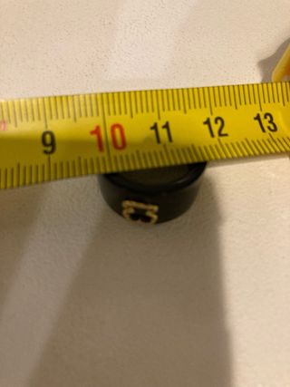 Anillo Tous Resina Negro y Oro