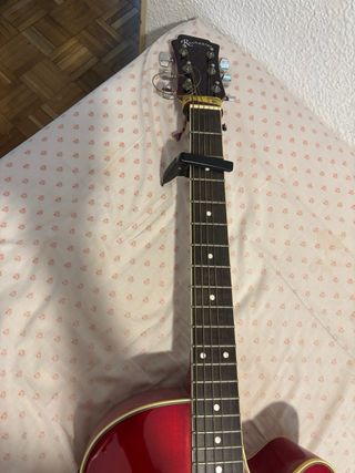 Guitarra Rochester Roja Electroacústica