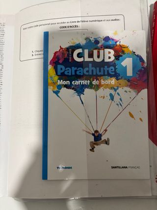 Libro de Francés Club Parachute 1 ESO