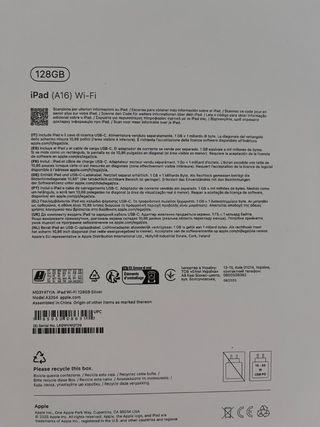 iPad 11 11ª gen 128GB Plata WiFi
