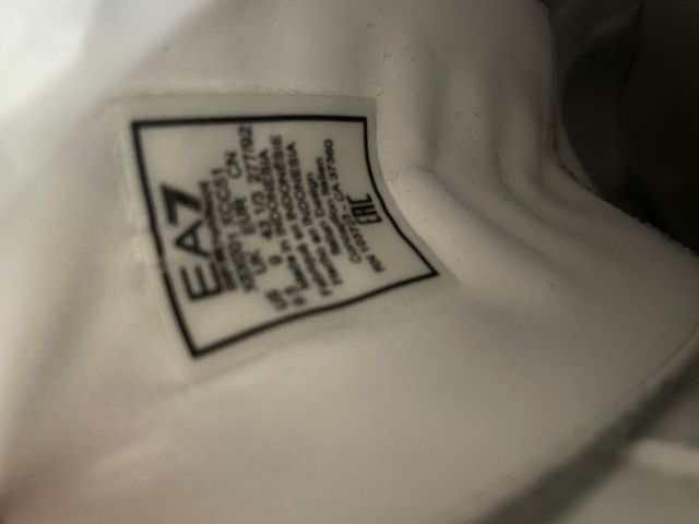 Scarpe Emporio Armani Uomo Bianche Oro