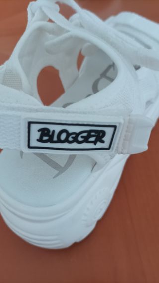 Sandalias blancas mujer