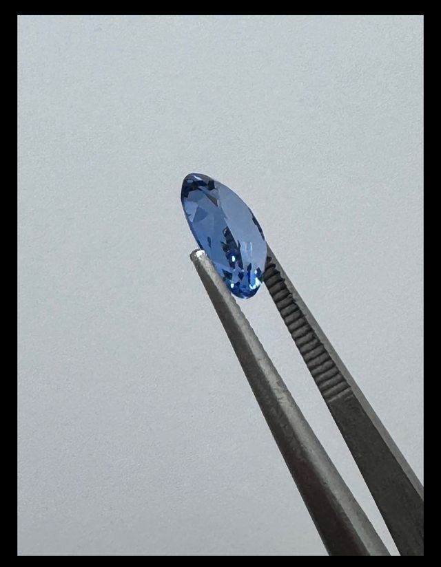 Lotto 3 Maxixe Naturale Berillo Blu 6.59ct Certif.