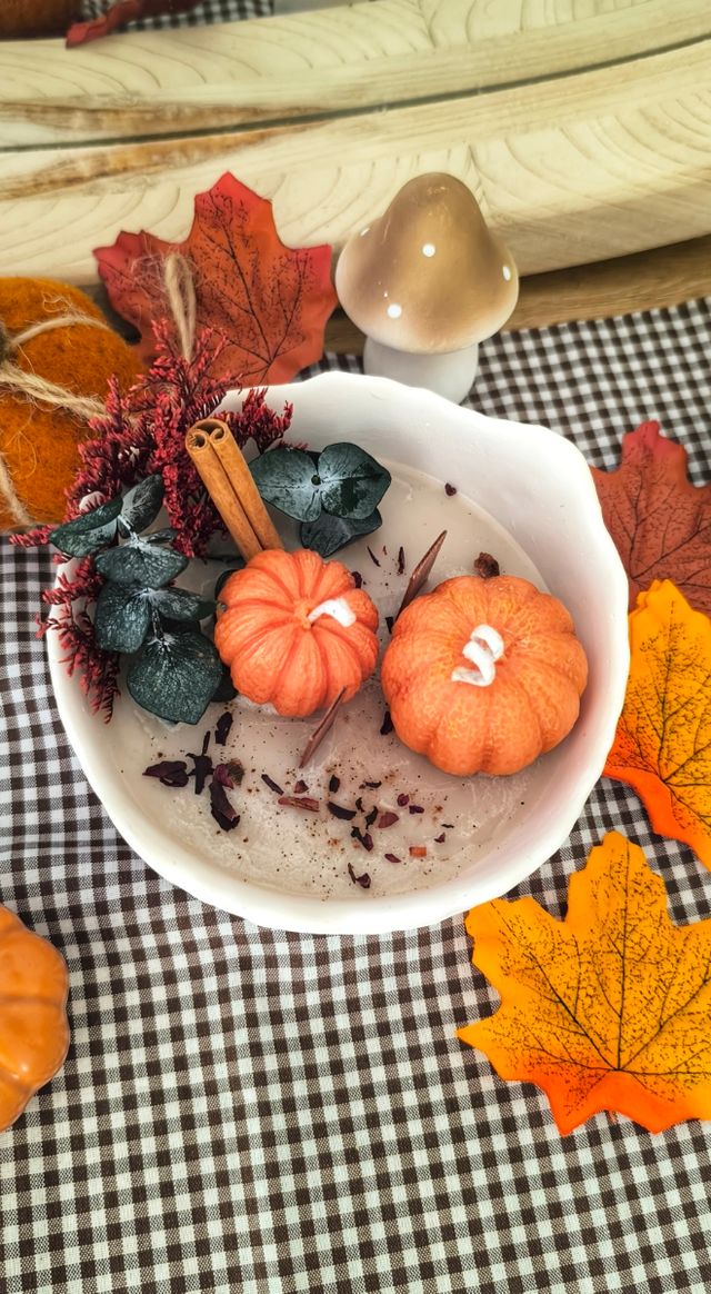 Vela artesanal de calabaza