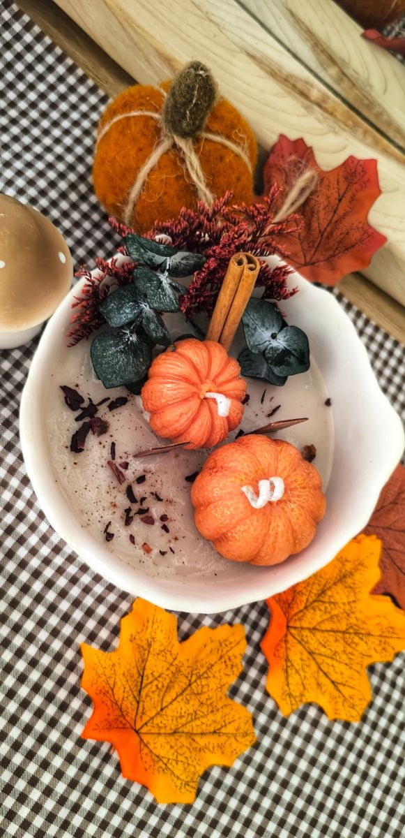 Vela artesanal de calabaza