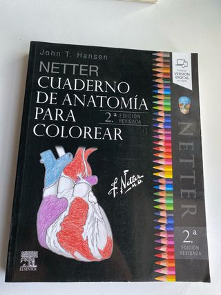 Netter Cuaderno de Anatomía para Colorear 2a Ed.