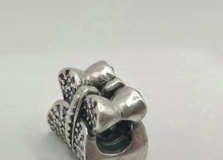 Charm Pandora Farfalla Argento e Viola