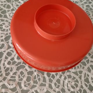 Porta biscotti vintage arancione anni 60