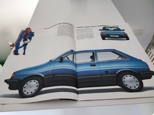 Brochure Ford Fiesta anni '80