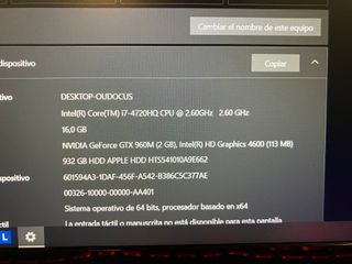 Lenovo Y50-70 Portátil Gaming Legion 
