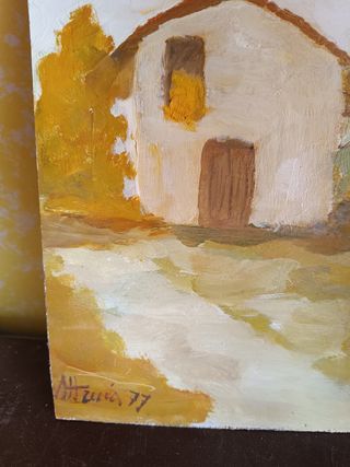 Dipinto acrilico su tavoletta