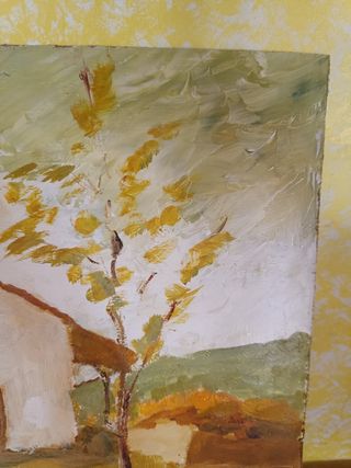 Dipinto acrilico su tavoletta