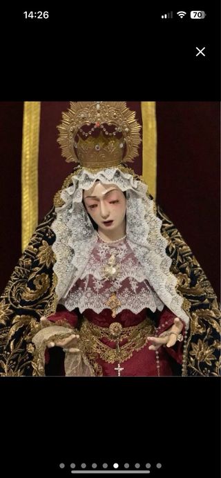 Dolorosa 65 cm inspirada en Montes de oca