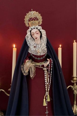 Dolorosa 65 cm inspirada en Montes de oca