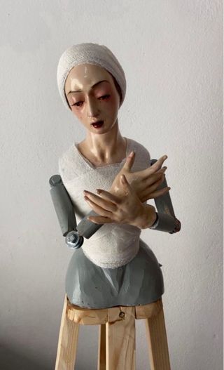 Dolorosa 65 cm inspirada en Montes de oca