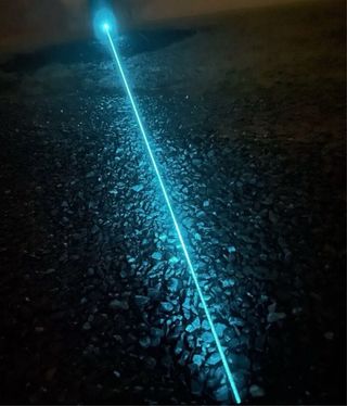 Puntatore laser raro – fascio ciano azzurro 488nm