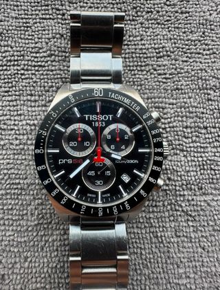 Tissot PRS 516 Cronógrafo Negro/Plata