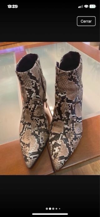 Botines animal print Stradivarius