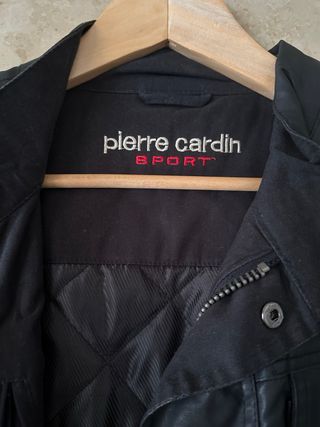 Chaqueta Biker Pierre Cardin Negra