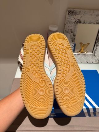 Adidas Zapatillas beige y azul