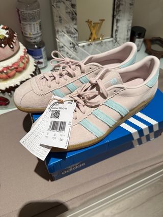 Adidas Zapatillas beige y azul