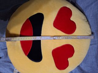 Cuscino Emoji Cuore Occhi