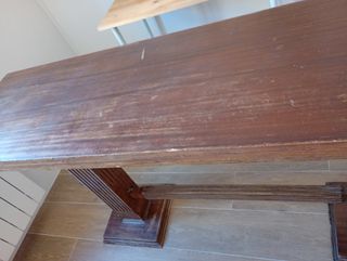 Mesa de madera maciza plegable