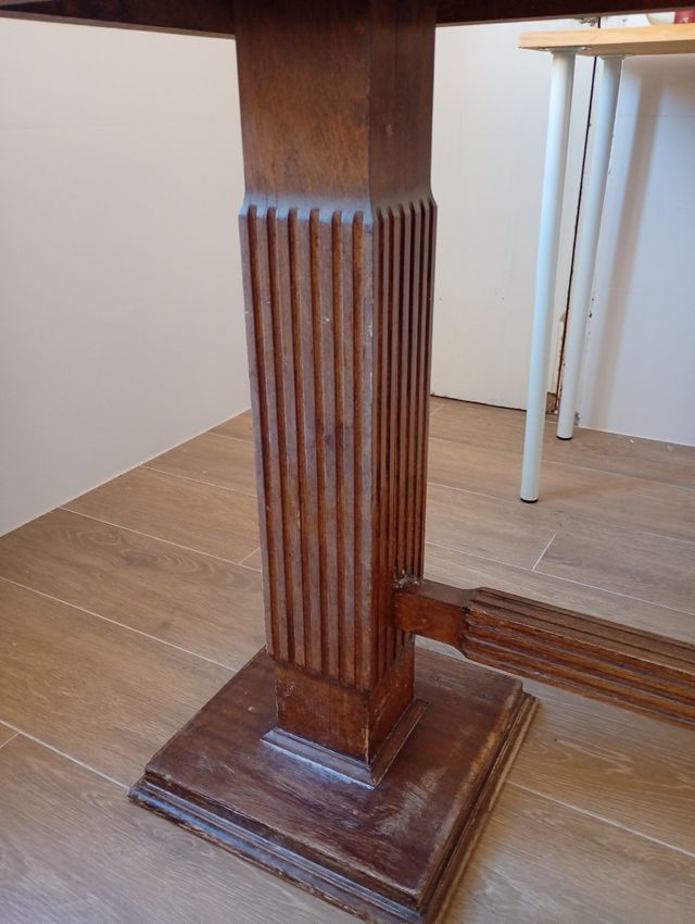 Mesa de madera maciza plegable