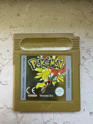 Pokemon Oro Game Boy - Versione Oro