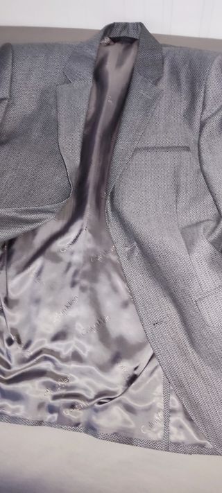 Traje de hombre Calvin Klein gris