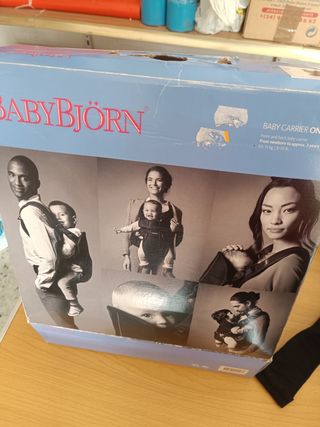 Mochila Portabebés Babybjorn Negra