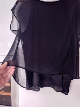 Camiseta negra plaza italia