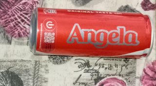 Lattine Coca Cola con nomi