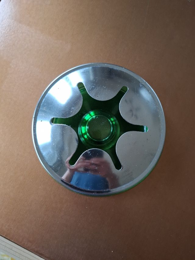 Posacenere portacenere vintage verde anni '70