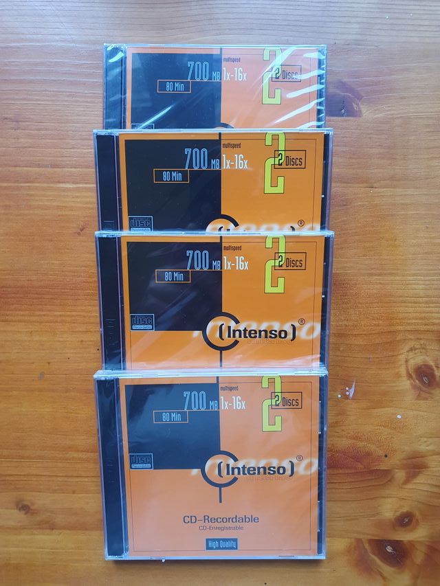CD-R y DVD+R vírgenes (Imation, Intenso, Verbatim)