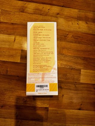 Mochila Ergonómica Portabebés hasta 12kg