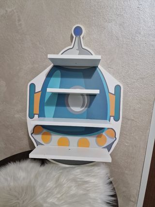 LAST PRICE Mensola a tema razzo spaziale