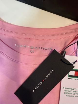Camiseta Tommy Hilfiger Mujer Rosa Talla XS