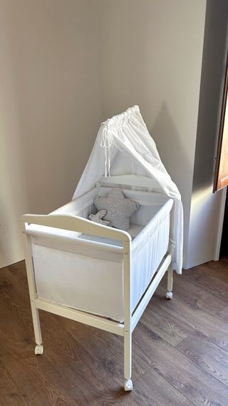 Minicuna con dosel de Zara Home + colchón incluido