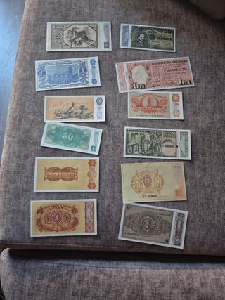 Billetes Guerra Civil Española