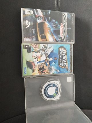 Juegos PSP: Sonic Rivals y NFS Underground