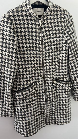 Abrigo Stradivarius Houndstooth XS