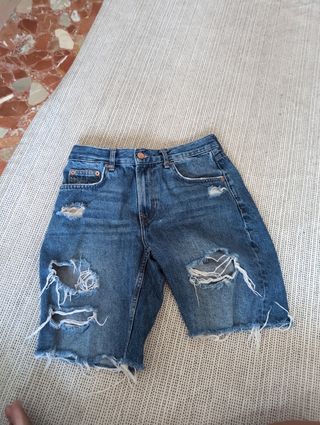Pantalón corto vaquero Bershka hombre T.36