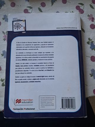 Libro de texto en formato físico de Gestión de ...