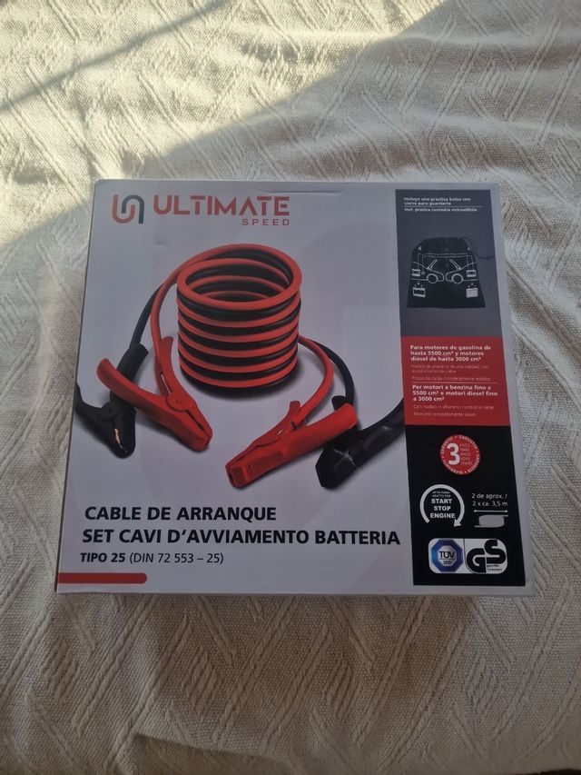 Pinzas Cable Batería Arranque Ultimate Speed